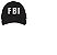 Boné Fbi Policia Óculos Algema Adulto Festa - Imagem 2