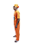 Fantasia Presidiario Adulto Laranja 171 - Imagem 4