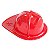 Chapéu Bombeiro Capacete Vermelho Fantasia Fire Chief - Imagem 2