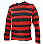 Fantasia Freedy Krueger Camisa Garra Chapéu Adulto Halloween - Imagem 2