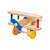 20 Brinquedo Pedagogico Colorido Aviãozinho Avião Madeira - Imagem 8