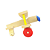20 Brinquedo Pedagogico Colorido Aviãozinho Avião Madeira - Imagem 3