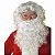 Peruca Barba Óculos Papai Mamãe Noel Fantasia Natalino Natal - Imagem 3