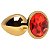 Plug Anal Cônico Dourado Sexy Import - Imagem 5