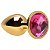 Plug Anal Cônico Dourado Sexy Import - Imagem 8