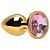 Plug Anal Cônico Dourado Sexy Import - Imagem 9