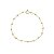 Pulseira Baby Bolinha Dourado - Imagem 1