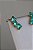 Brinco Earcuff Pedra Verde Luxo - Imagem 2