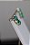 Brinco Earcuff Pedra Verde Luxo - Imagem 3