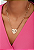 Colar Correntaria Feminino Personalizado Data + Iniciais - Banhado a Ouro 18k - Imagem 2
