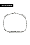 Pulseira Personalizada Masculina - Aço Inox - Imagem 1