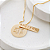 Colar personalizado mandala de profissão e nome - Banhado a Ouro 18k - Imagem 1