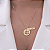 Colar personalizado mandala de profissão e nome - Banhado a Ouro 18k - Imagem 2