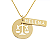 Colar personalizado mandala de profissão e nome - Banhado a Ouro 18k - Imagem 3