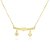 Colar Canga com 2 nomes e Pets Personalizados - Banhado a Ouro 18k - Imagem 1