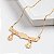Colar Canga com 2 nomes e Pets Personalizados - Banhado a Ouro 18k - Imagem 2