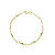 Pulseira Infantil Masculina Banhada a Ouro 18k - Imagem 1