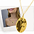 Colar Pingente Oval Fotogravação Personalizado • Banhado a Ouro 18k - Imagem 3