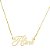 Colar Nome Simples Personalizado • Banhado a Ouro ou Prata - Imagem 1