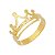 Anel Coroa Nome Personalizado • Banho Ouro ou Prata - Imagem 1