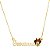 Colar Infantil Minnie Nome Personalizado • Banho Ouro ou Prata - Imagem 1