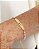 Pulseira Personalizada Adulta e Pérolas Personalizada – Banhada a Ouro 18K (17cm) - Imagem 1