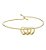 Bracelete Corações Personalizado Banhado a Ouro 18K com Nomes Gravados - Imagem 1