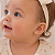 Brinco Pérola 4mm Banhado a Ouro 18K Infantil Feminino com Tarraxa Baby - Imagem 1
