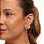 Brinco Girassol Orgânico • Banhado a Ouro 18k - Imagem 2
