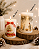 Vela cilindro com decoupage de Natal - 11cm altura - Imagem 1
