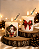 Vela cilindro com decoupage de Natal - 8cm altura - Imagem 1