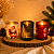 Porta Velas Vidro Natal - Imagem 1