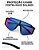 Óculos Fast Pace Com Lente Polarizada e Proteção UV400 -  Preto-Azul - Imagem 5