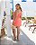 Conjunto com Cropped Alça Nula Coral - Imagem 2