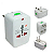 Adaptador Tomada Universal Uk Eua Europa Ásia - Imagem 5