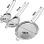 Kit 3 Unidades Peneira Aço Inox - Imagem 2