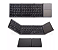 Teclado Bluetooth Dobrável Touchpad Para Celular Tablet Pc - Imagem 3