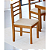 Cadeira Beatriz em Madeira Maciça Encosto Ripado - Imagem 2