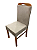 Cadeira Lara em Madeira Maciça Estofada - Imagem 3