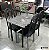 Conjunto Mesa Fortaleza 1,00x0,60 Com 4 Cadeiras de aço Monte Carlo - Imagem 1