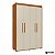 Guarda Roupa Milão 4 Portas 100% MDF Barreto Lonçarcci - Imagem 1
