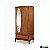 Guarda Roupa Linz 2 Portas 1 Gaveta C/ Espelho - 60406E 1,00m - Imagem 7