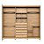 Guarda roupa New Prime c/espelho Robel 2,74 - Imagem 2