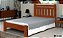 Cama Bari Queen 1,58x1,98 Madeira Maciça São Pedro - Imagem 1