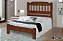 Cama Roma Queen 1,58x1,98 Madeira Maciça São Pedro - Imagem 1