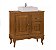 Balcão para Banheiro 80cm 2 Portas 1 Gaveta com cuba Dália 3065 Linz - Imagem 1