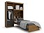 Guarda Roupa Advantage 4P 3G c/Cama Baú 1214 Batrol - Imagem 2