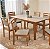 CONJUNTO MESA ADRIANA 1,60 C/ 6 CADEIRAS LIZ - Imagem 1