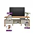 Rack Esmeralda Linea 1,80 Nature / Off White Tv até 70 Polegadas - Imagem 3