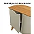 Buffet 3 Portas Prism Patrimar Off White/Cinamomo *PRONTA ENTREGA* - Imagem 4